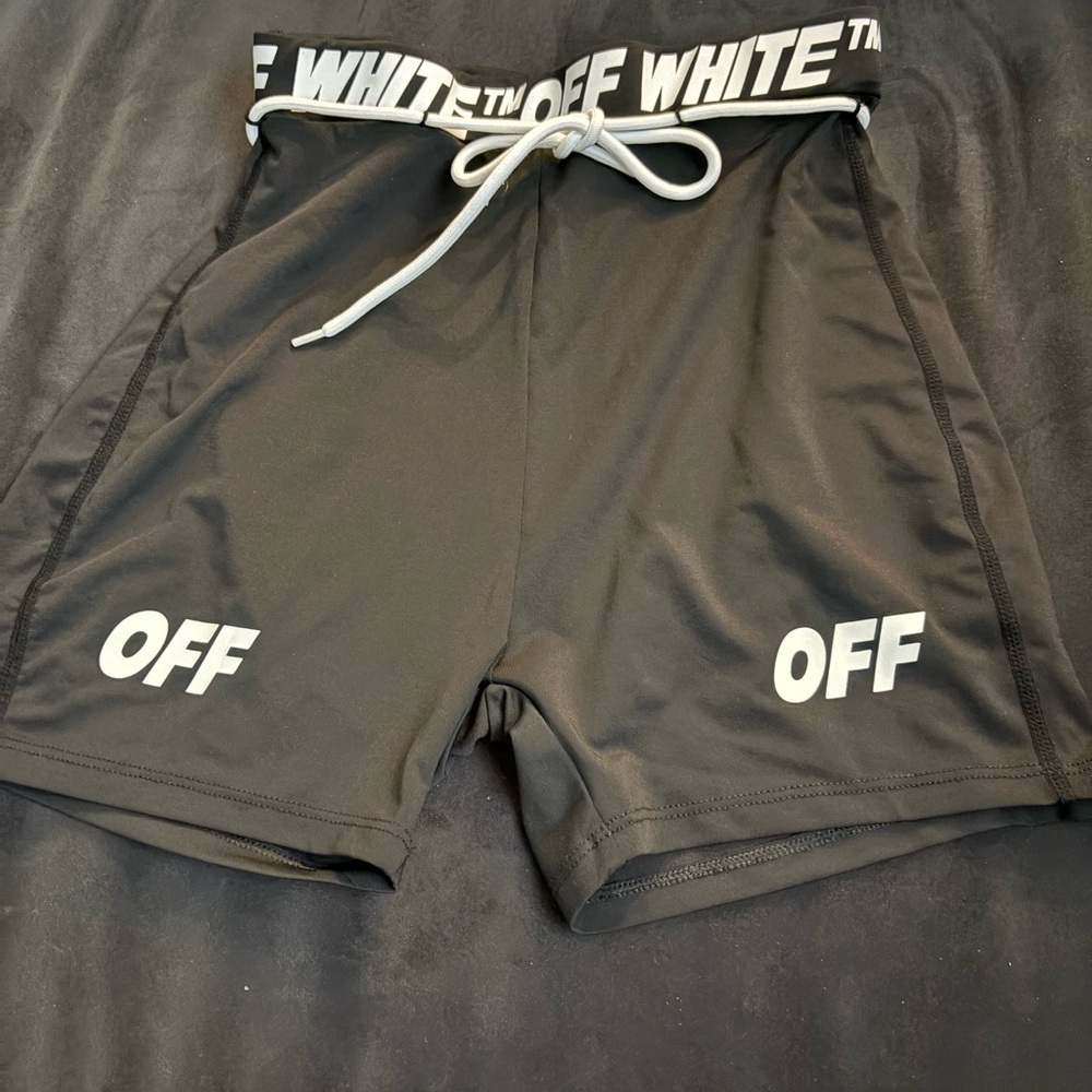 Off-White Black Athletic Men's Shorts